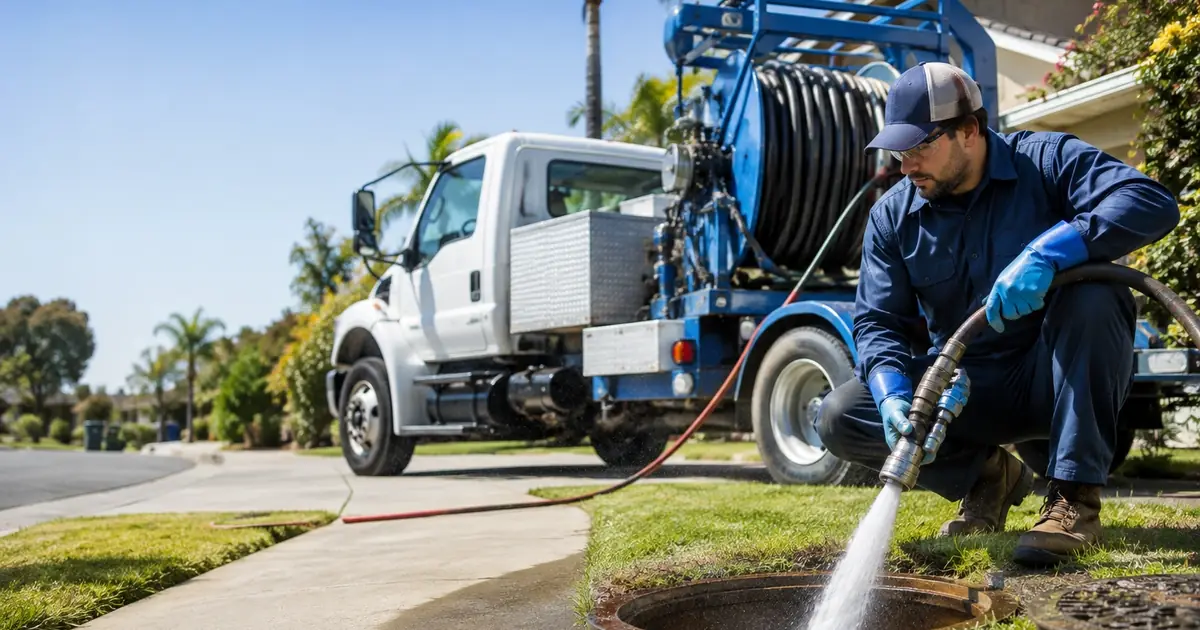 Hydro jet sewer cleaning Stevenson Ranch
