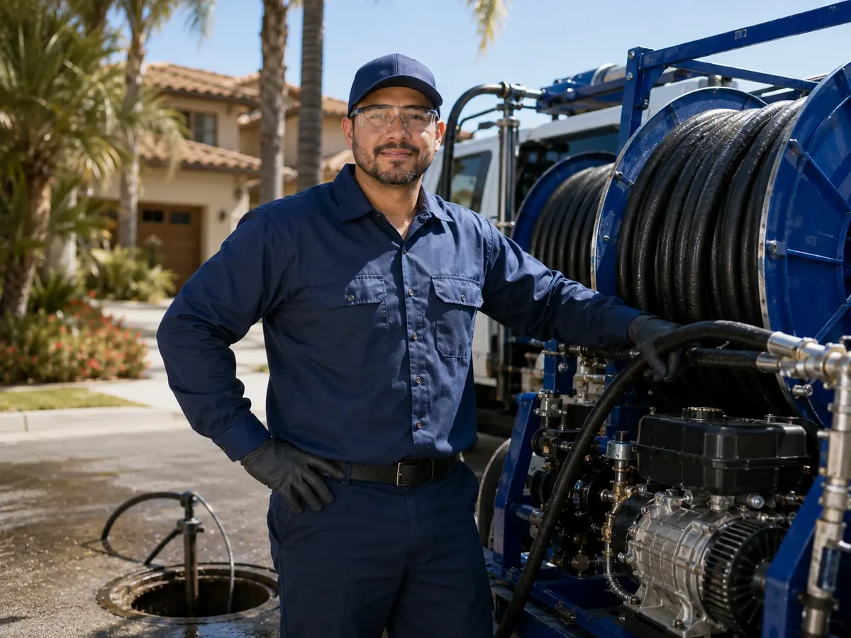 Hydro jet sewer cleaning in Stevenson Ranch